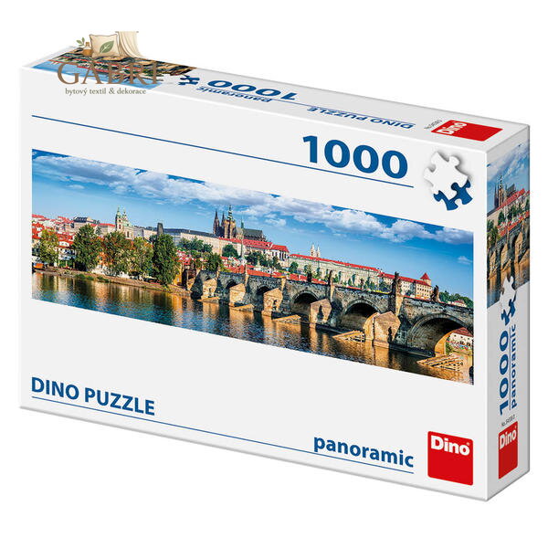 Dino Puzzle Panoramatické Hradčany 1000 dílků