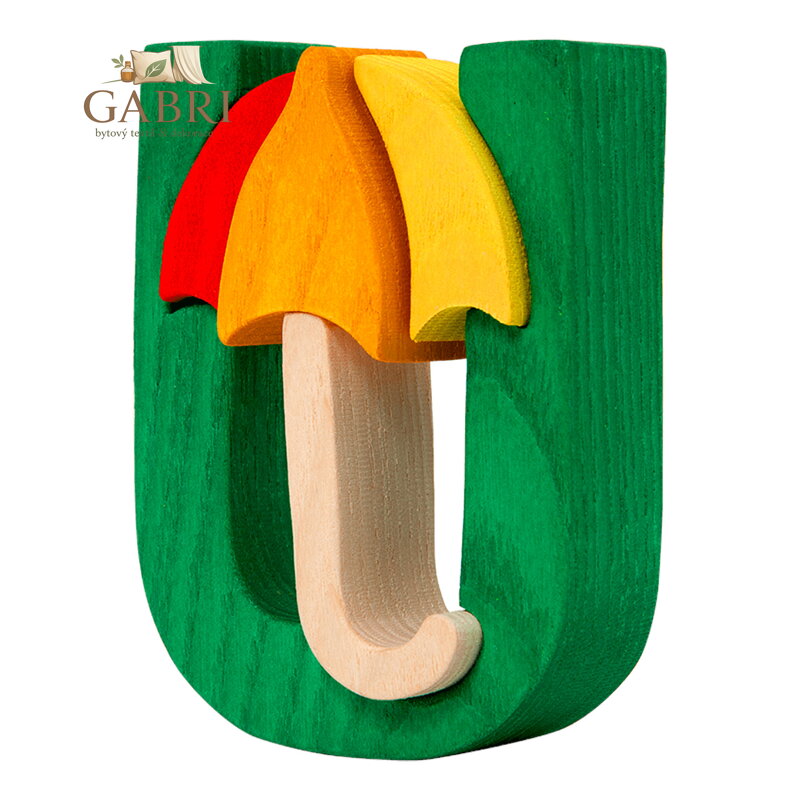 Fauna Abeceda písmenko U deštník