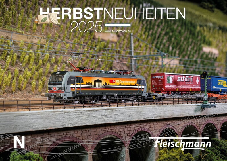 Fleischmann Katalog novinek podzim 2025 v německém jazyce