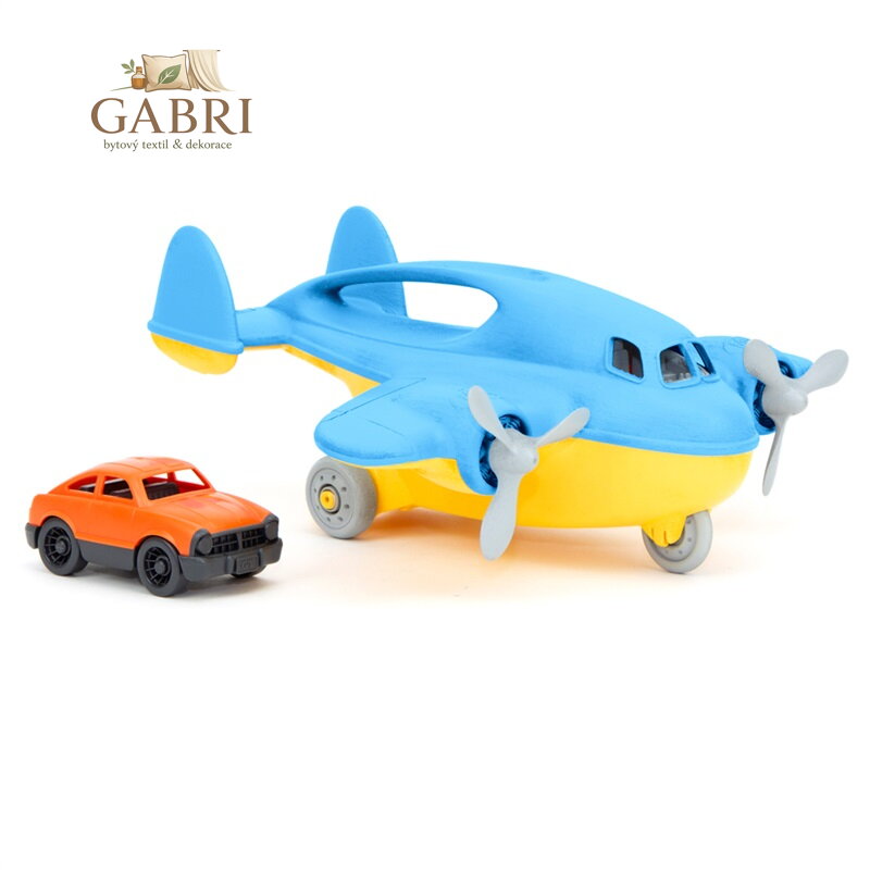 Green Toys Dopravní letadlo modré