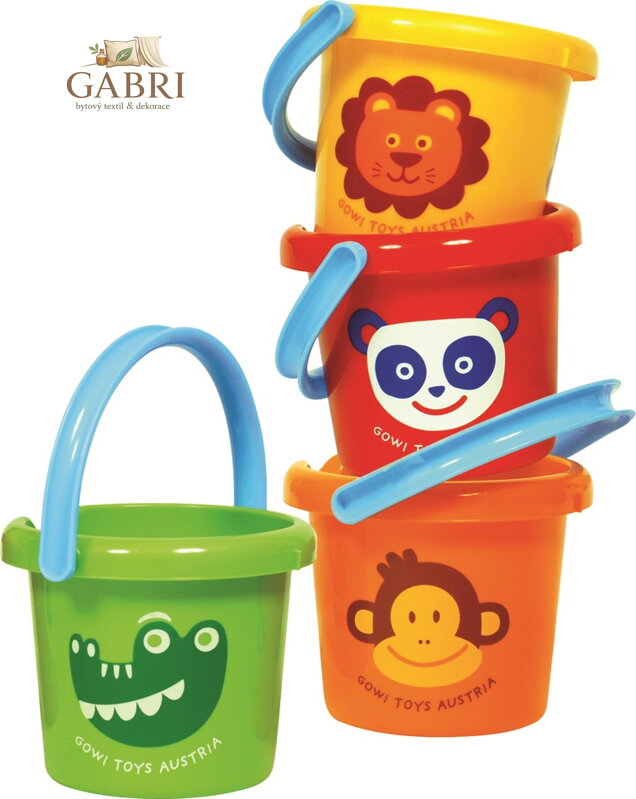 Gowi Kyblík zvířátka 1 ks žlutá
