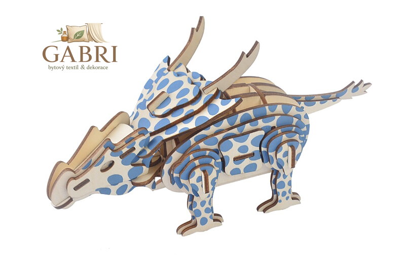 Woodcraft Dřevěné 3D puzzle Achelousaurus