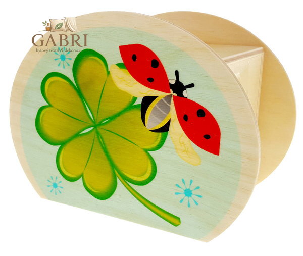 Hess Dřevěná pokladnička muchomůrka