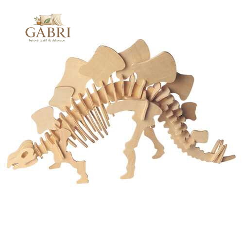 Woodcraft Dřevěné 3D puzzle Stegosaurus velký