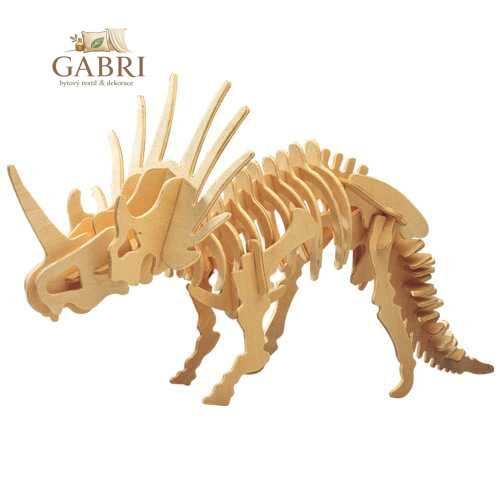 Woodcraft Dřevěné 3D puzzle Styracosaurus