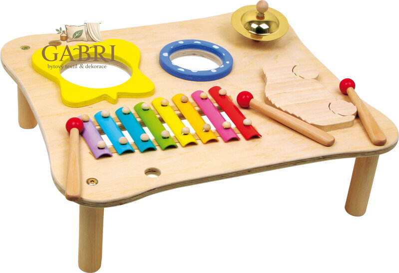 small foot Dřevěný hudební stolek Deluxe