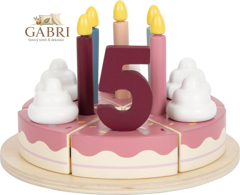 small foot Narozeninový krájitelný dort Tasty