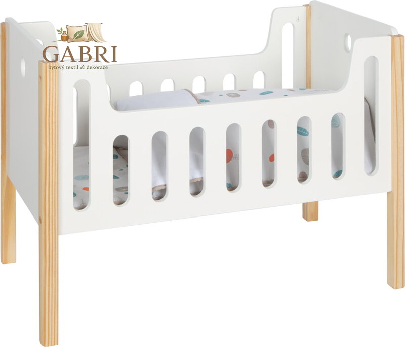 small foot Postýlka pro panenky Little Button