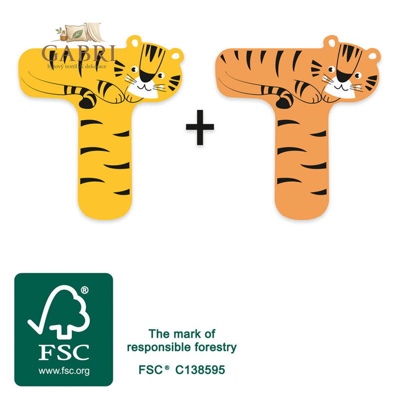 small foot Dřevěné písmeno T