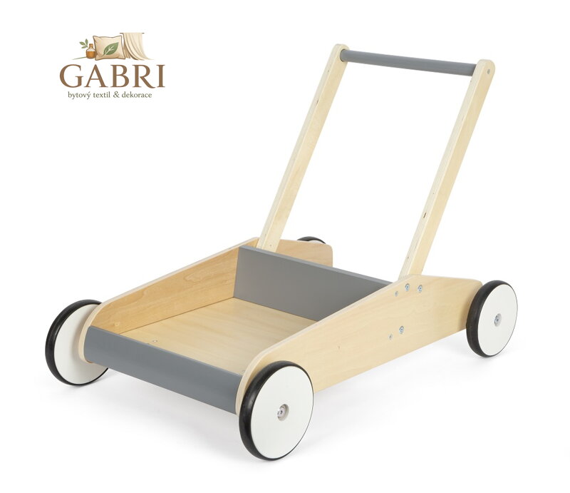 small foot Dětské chodítko šedé