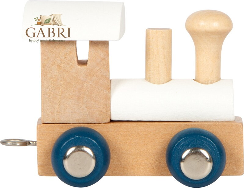 small foot Polární písmenková lokomotiva bílá