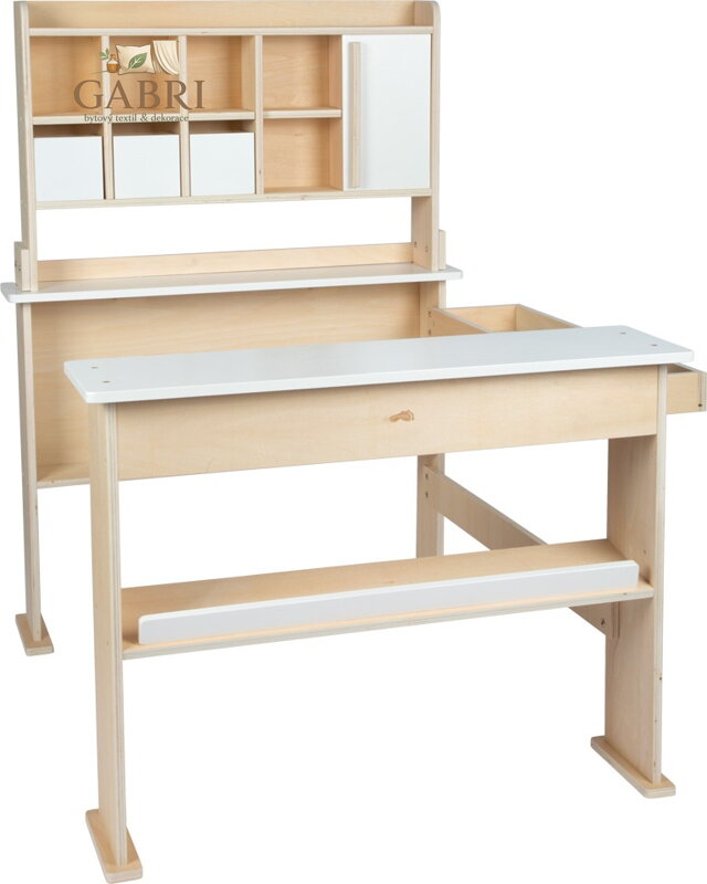 small foot Dřevěný prodejní stánek bílý