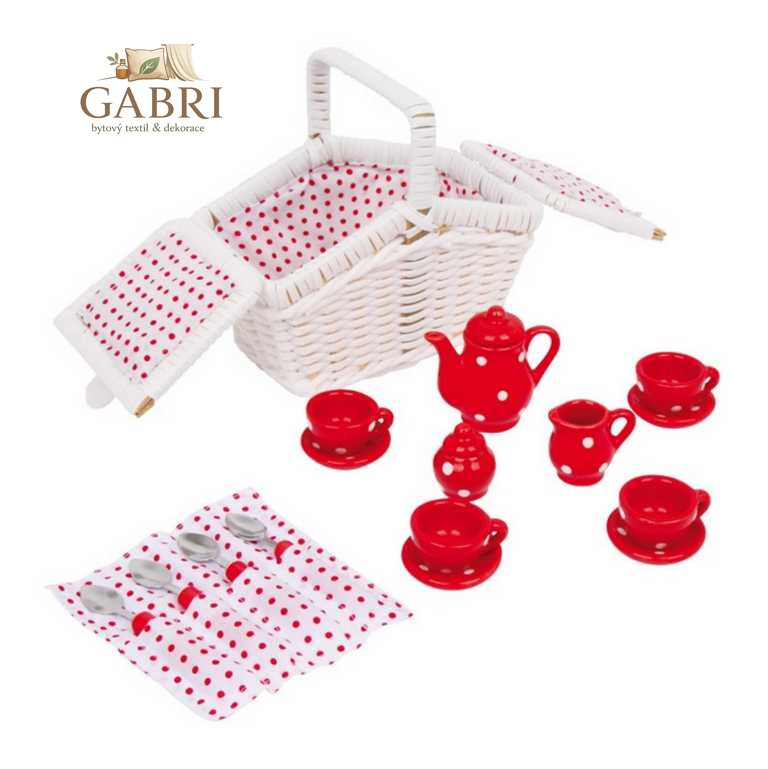 small foot Piknikový koš Tina 17 dílů