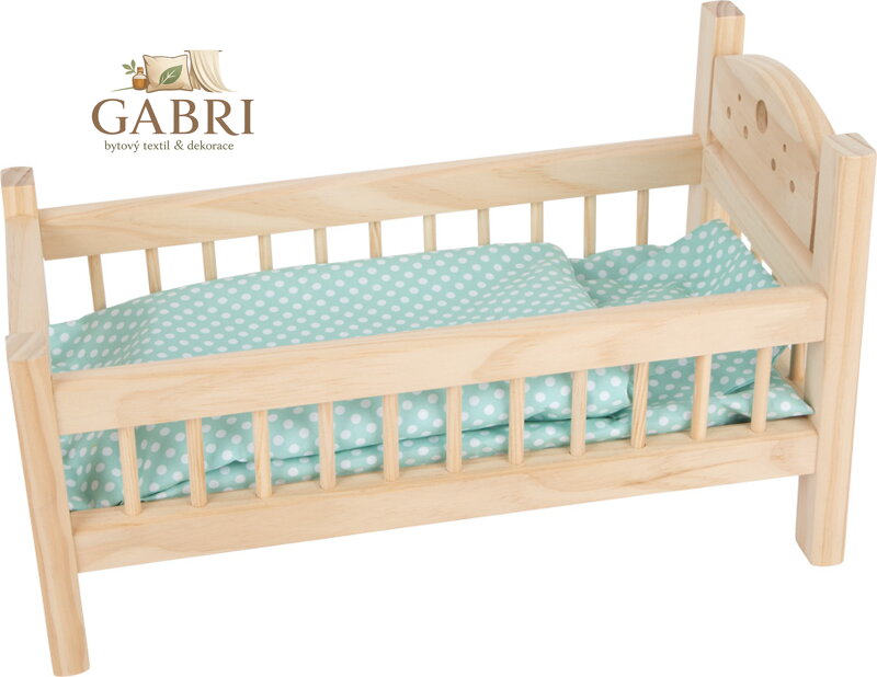 small foot  Dřevěná postýlka pro panenky přírodní