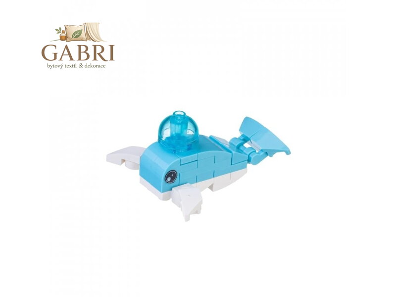 L-W Toys Mini stavebnice Velryba