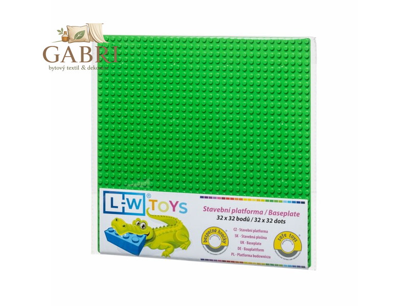 L-W Toys Základová deska 32x32 světle zelená