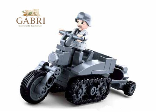 Sluban WWII M38-B0680B Motocykl s pásy