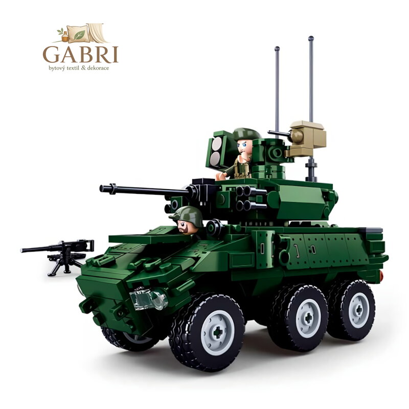 Sluban Model Bricks M38-B0753 Obrněné bojové vozidlo 6x6 EBRC Jaguar