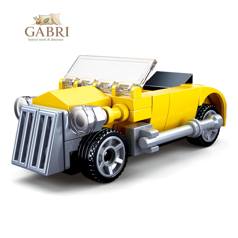 Sluban Builder M38-B0920D Žlutý kabriolet