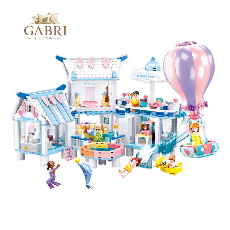 Sluban Happy Diary M38-B0929 Plovoucí vila s bazénem