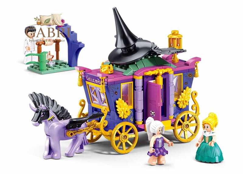 Sluban Girls Dream Čarodějky M38-B1056 Kouzelný kočár s jednorožcem
