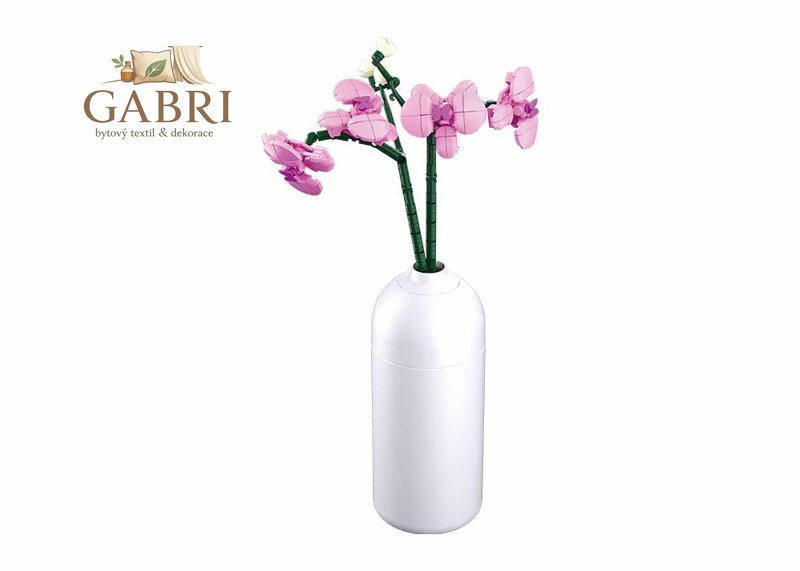 Sluban Flowers M38-B1101-12 Orchidej ve váze