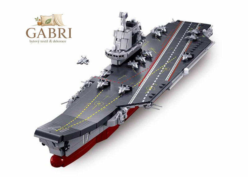 Sluban Model Bricks M38-B1210 Letadlová loď Shandong