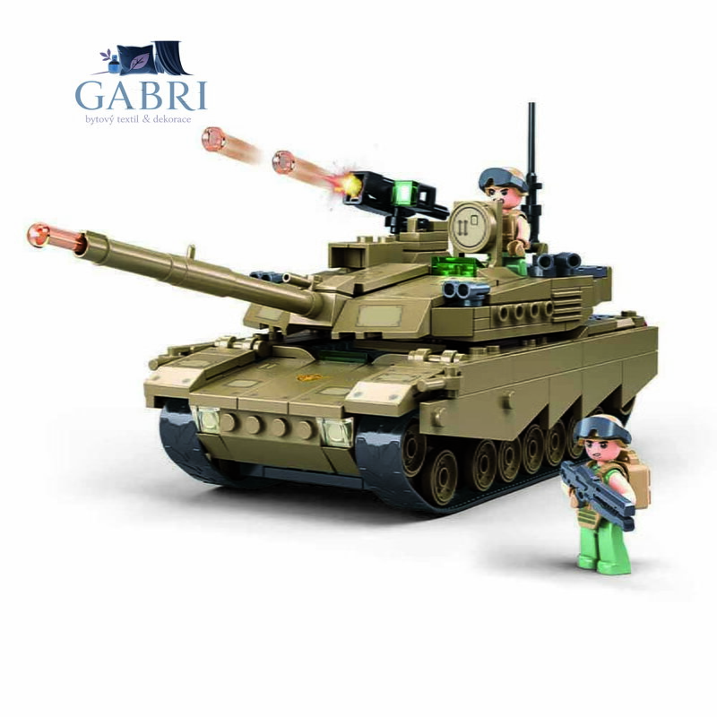 Sluban Army M38-B1256 Tank OEF-M1XS