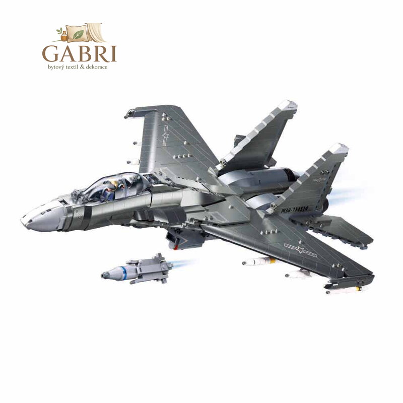 Sluban Model Bricks M38-B1273 Stíhací letoun J-16 1:44