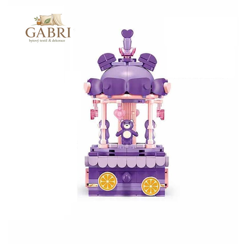 Sluban Pleyerid M38-P8027 Kolotoč se zvířátkem B Medvěd