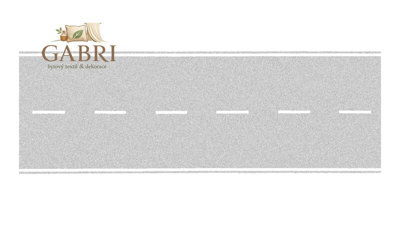 Noch Silnice šedá 100x8 cm