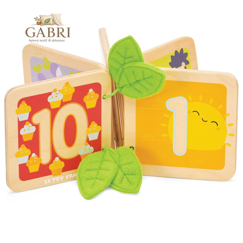 Le Toy Van Petilou Dřevěná knížka počítání