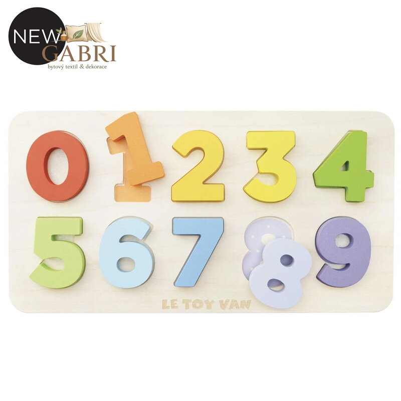 Le Toy Van Vkládací puzzle s čísly