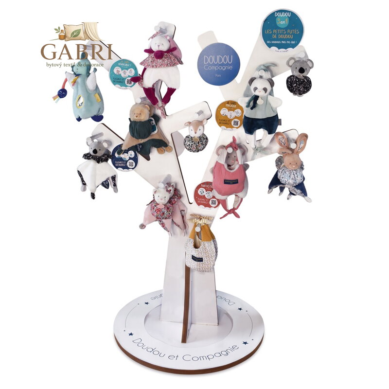 Doudou Dřevěný displej k zavěšení hraček -  strom 160 cm