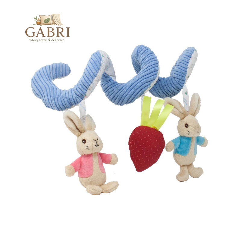 Rainbow Chrastítko spirála Flopsy Bunny Activity