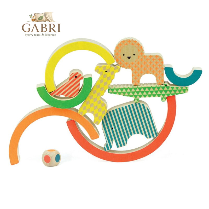 Petit Collage Duha se zvířátky