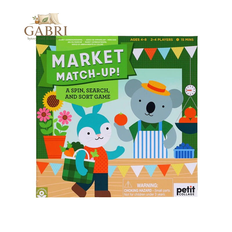 Petit Collage Tržnice - zatoč, hledej a roztřiď!