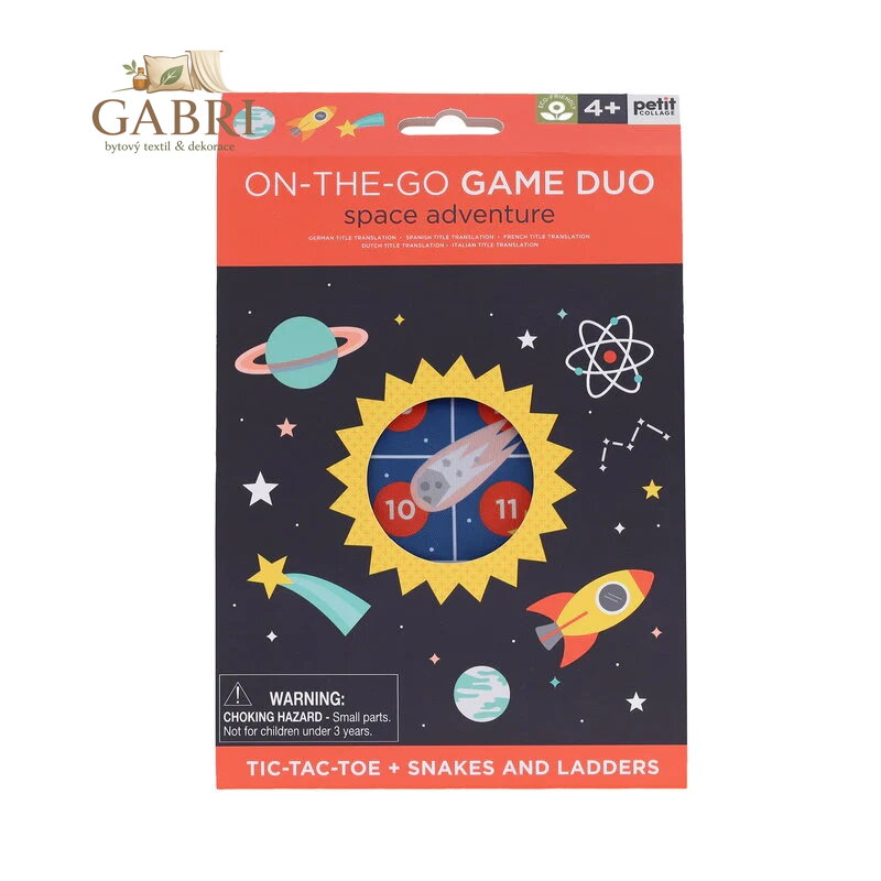 Petit Collage Hra na cesty 2 v 1 Vesmírné dobrodružství