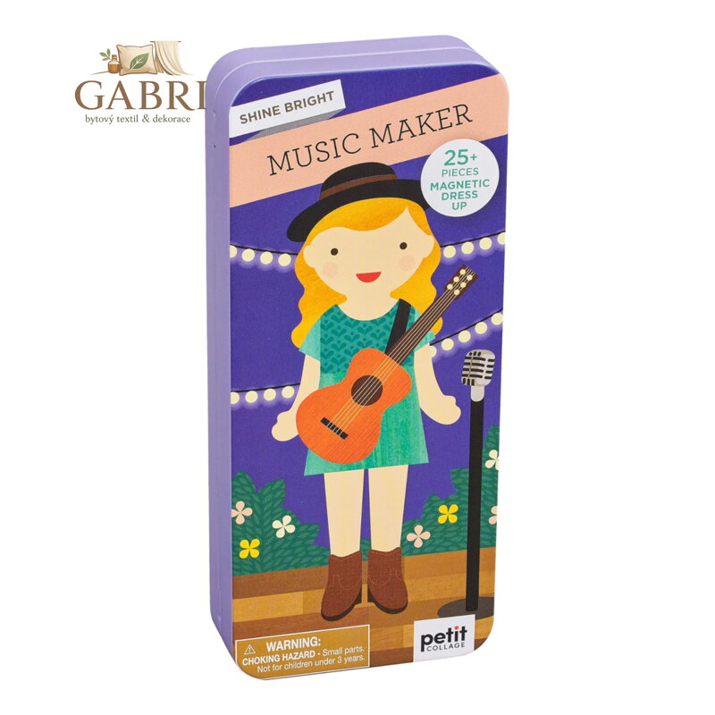 Petit Collage Magnetické puzzle Muzikantka