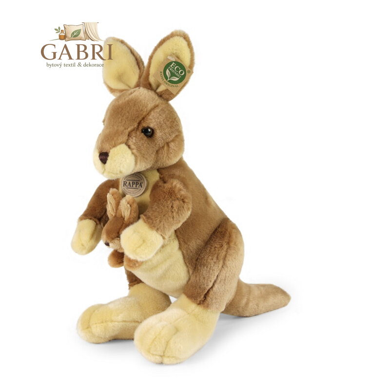 Rappa Plyšový klokan s mládětem 37 cm ECO-FRIENDLY