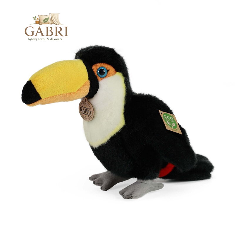 Rappa Plyšový tukan 23 cm ECO-FRIENDLY