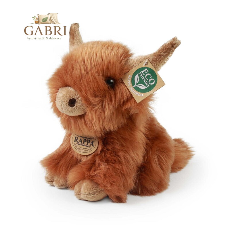 Rappa Plyšový skotský náhorní skot 20 cm ECO-FRIENDLY