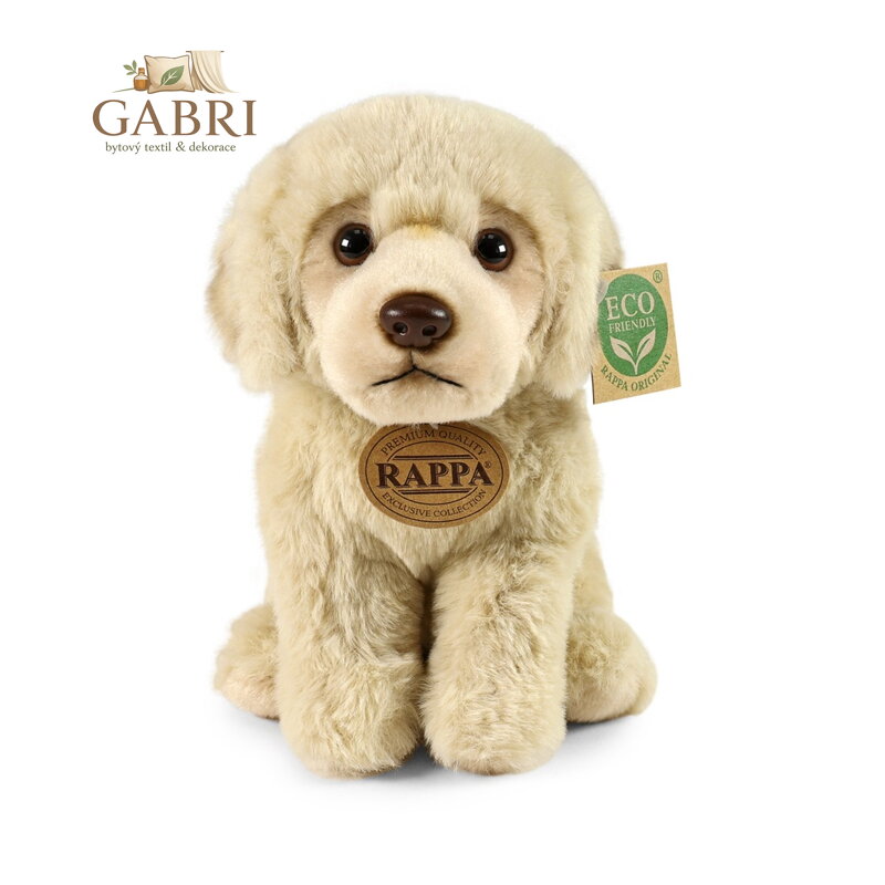 Rappa Plyšový pes pyrenejský horský sedící 23 cm SOFT COLLECTION, ECO-FRIENDLY