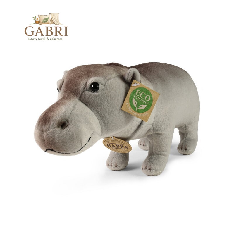 Rappa Plyšový hroch 32 cm ECO-FRIENDLY