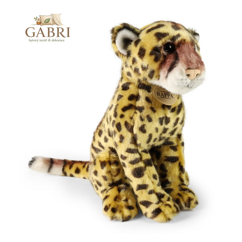 Rappa Plyšový gepard sedící 28 cm ECO-FRIENDLY
