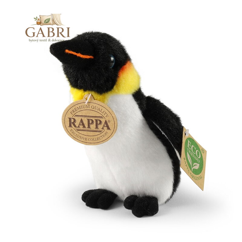 Rappa Plyšový tučňák 16 cm ECO-FRIENDLY