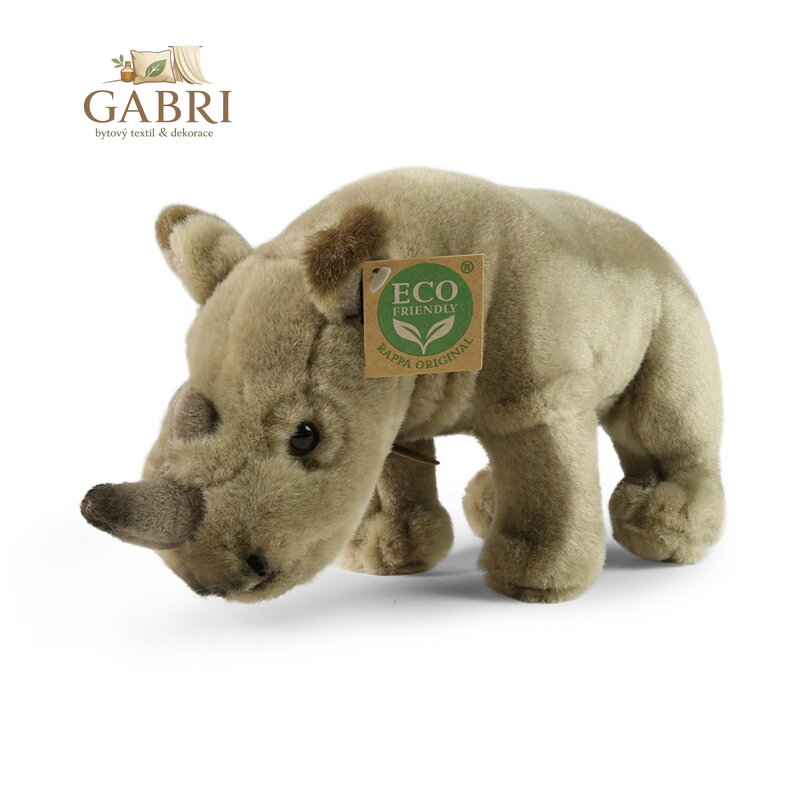 Rappa Plyšový nosorožec stojící 23 cm