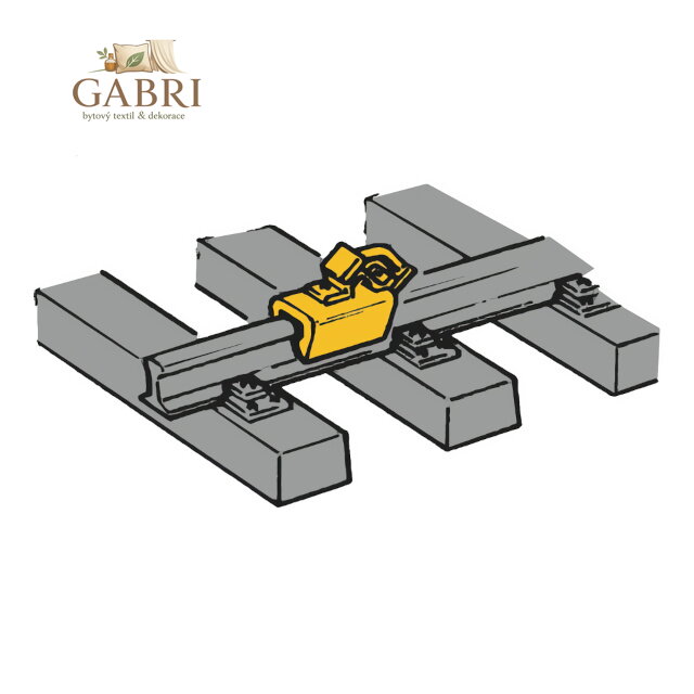 Roco Kolejová zarážka žlutá 12 ks - 40004