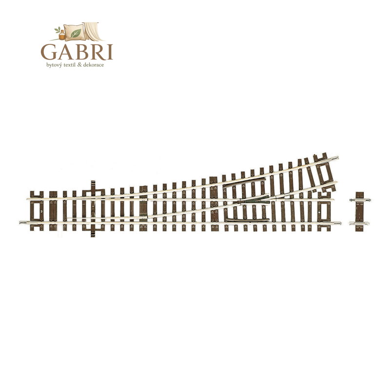 Roco Line Výhybka WL15 jednoduchá levá - 42442