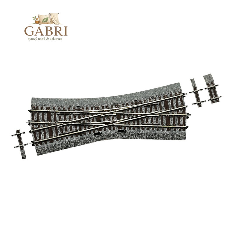 Roco Line Výhybka EKW15 křižovatková poloviční s podložím - 42546